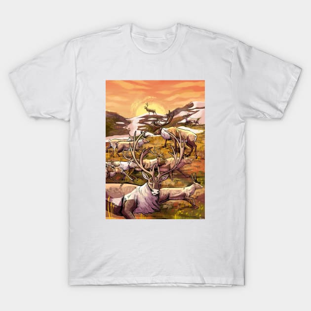 Caribou Mountain T-Shirt by Cari.boou